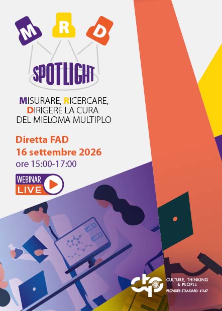 MRD  Spotlight - Misurare, Ricercare, Dirigere la cura del mieloma multiplo - Milano, 16 Settembre 2026